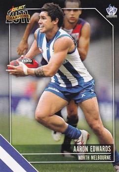 2011 Select AFL Champions #119 Aaron Edwards Front